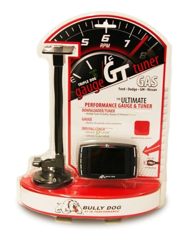 Bully Dog 40410 Triple Dog GT Gas Gauge Tuner, Engine